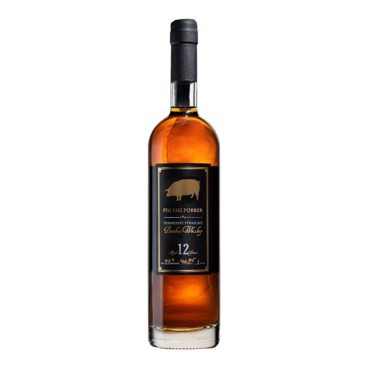 12yr Peg Leg Porker Straight Bourbon Whiskey, Tennessee 750ml