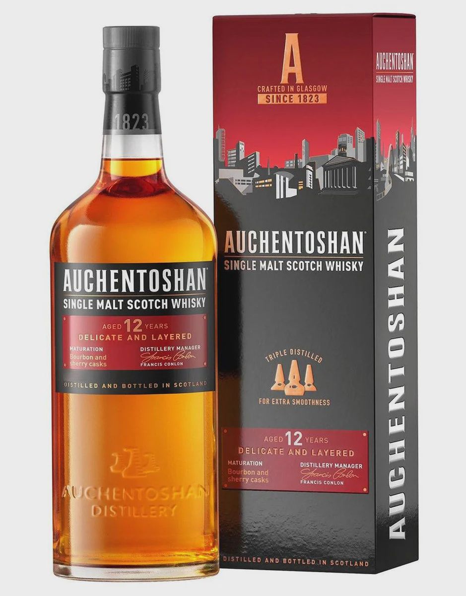 Auchentoshan 12yr Single Malt Scotch Whisky Aged 12 Years