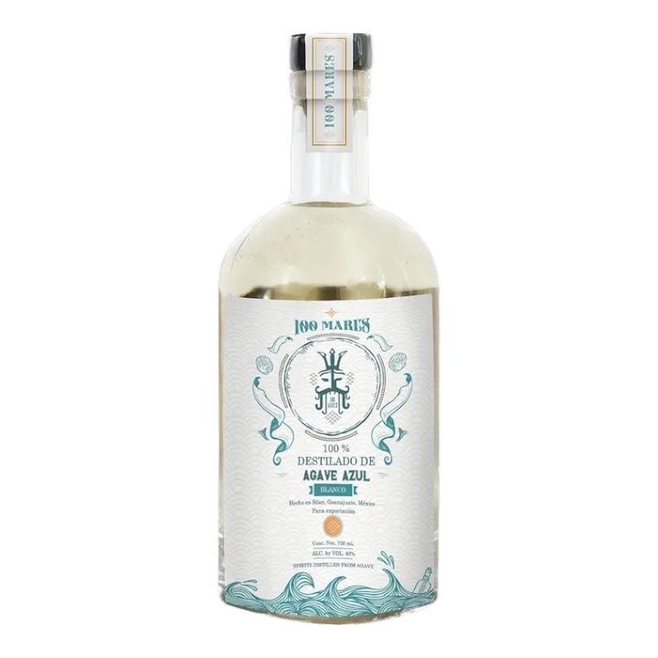 100 Mares Destilado de Agave Blanco Ensanmble 750ml