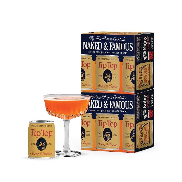 Tip Top Naked and Famous Canned Cocktail 4pk