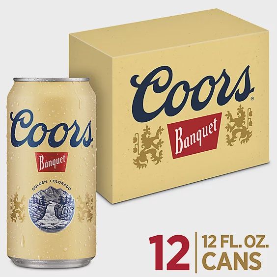 Coors Banquet 16oz Can 12pk