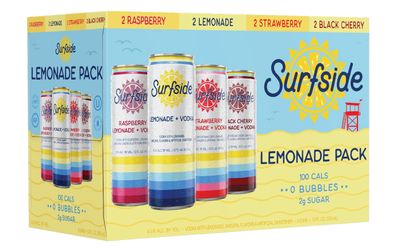 Surfside Lemonade + Vodka Variety Pack 8pk 12oz