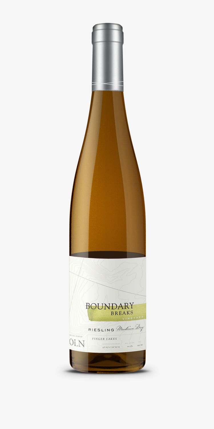 2023 Boundary Breaks OLN Medium Dry Riesling, Finger Lakes, New York