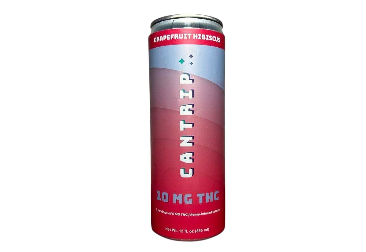Cantrip Grapefruit Hibiscus 10mg THC Seltzer Single Can