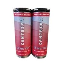 Cantrip Grapefruit Hibiscus 10mg THC Seltzer 4pk