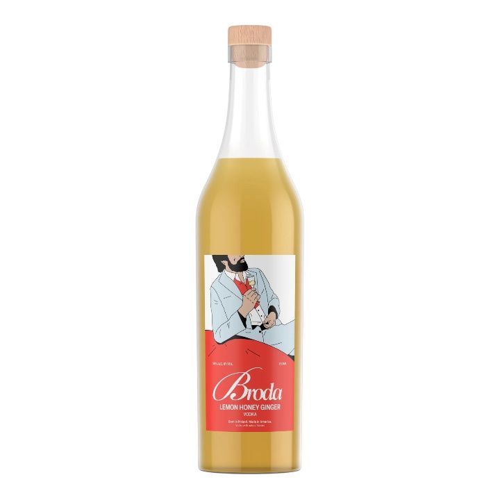 Broda Lemon Honey Ginger Vodka 30%abv 750ml