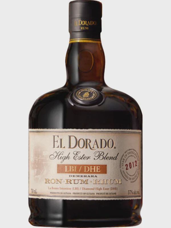 El Dorado High Ester Blend LBI/DHE Demerara Rum 750ml