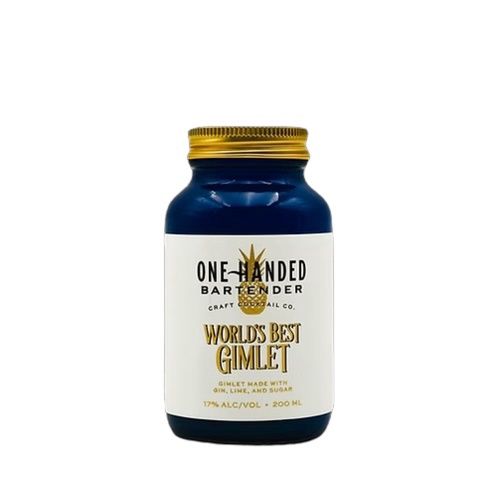 One Handed Bartender World&#39;s Best Gimlet RTD 200ml