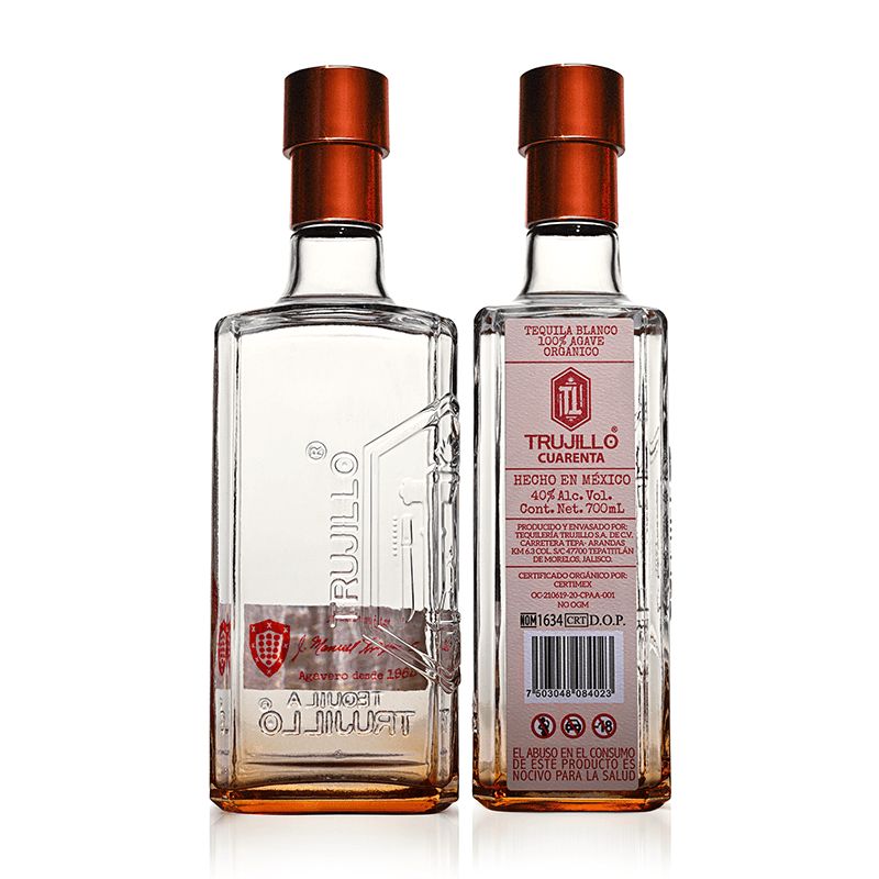 Tequila Trujillo Cuarenta Blanco Organic