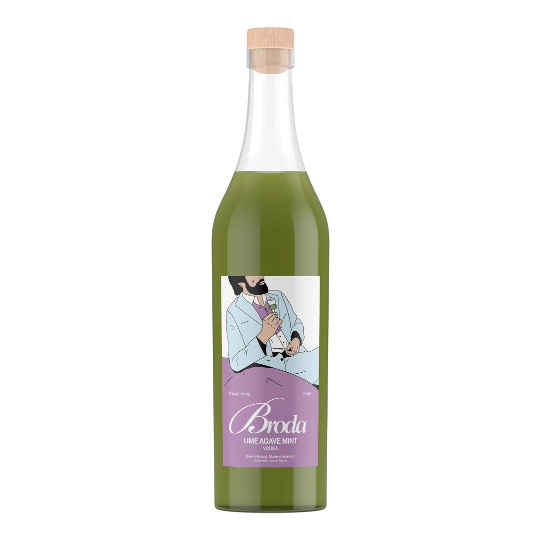 Broda Lime Agave Mint Vodka 750ml