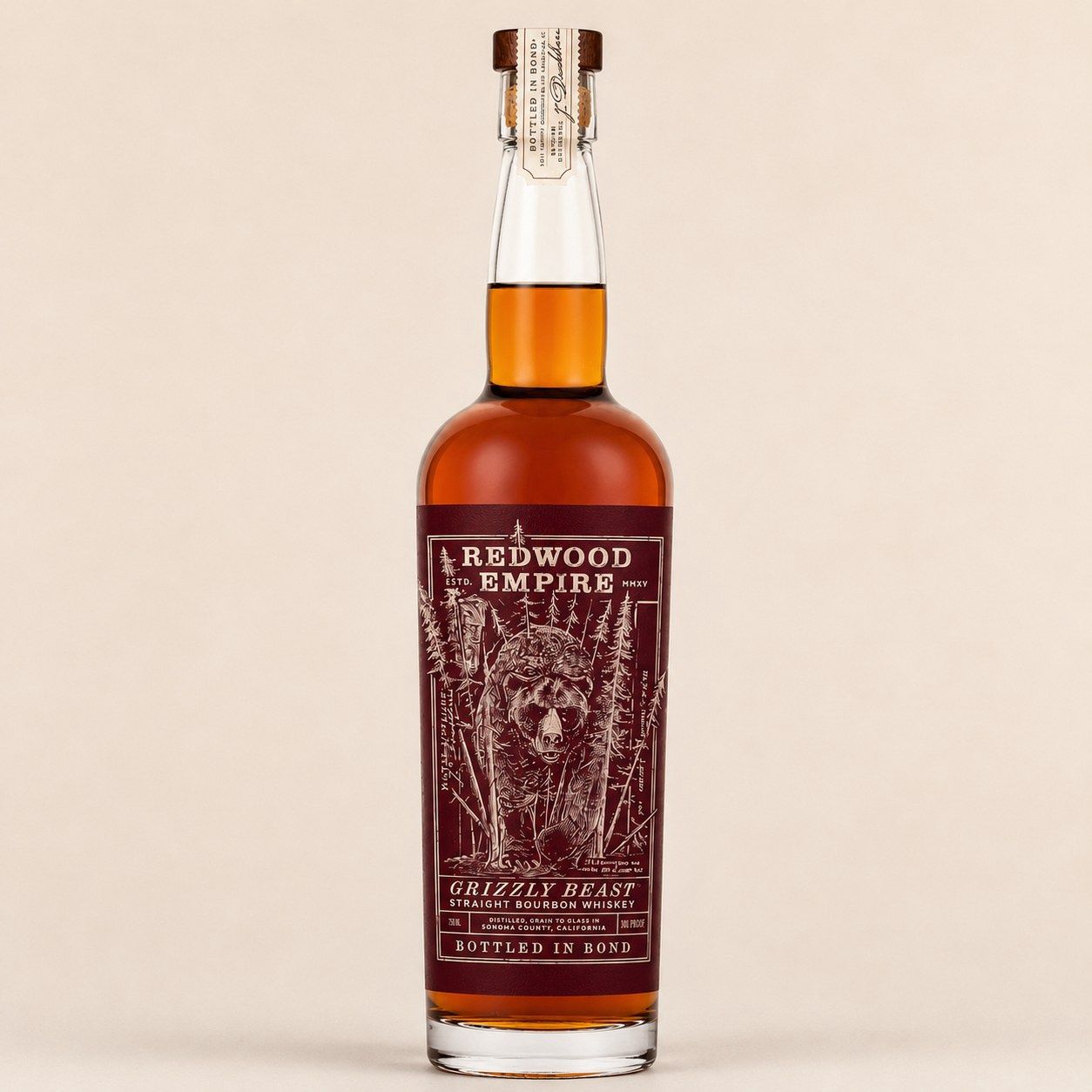Redwood Empire Grizzly Beast Bottled In Bond Straight Bourbon