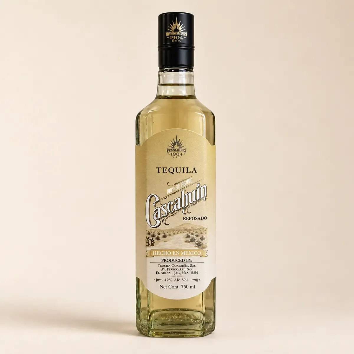 Cascahuin Tequila Reposado 750ml
