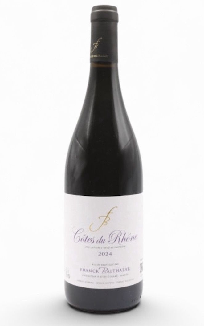 2024 Franck Balthazar Cotes Du Rhone Rouge, France
