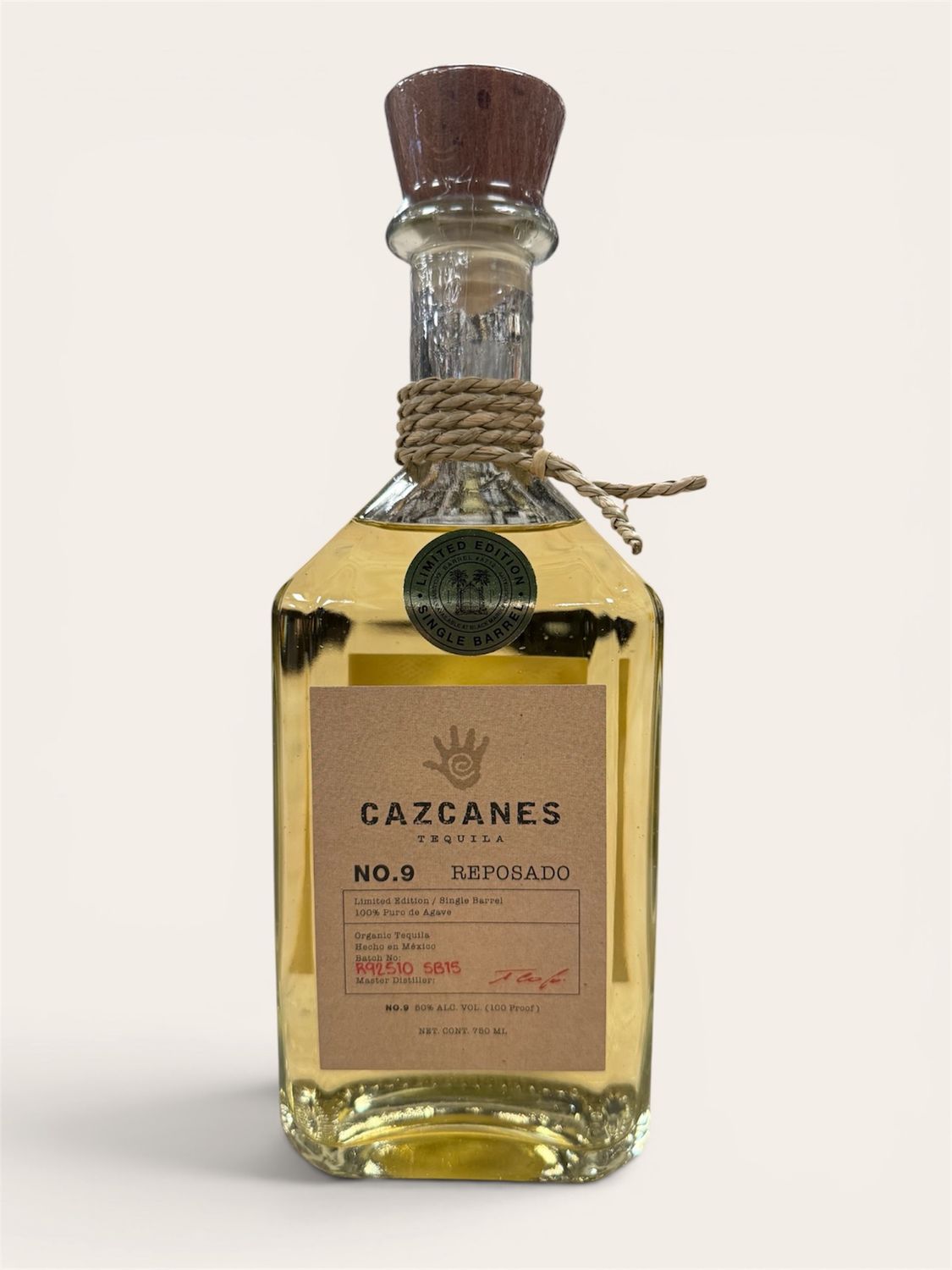 Cazcanes Reposado Tequila Black Marble Single Barrel