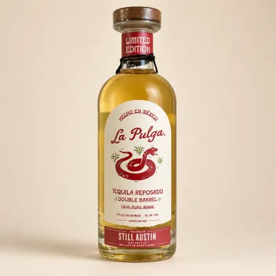La Pulga Tequila Double Barrel Reposado Still Austin
