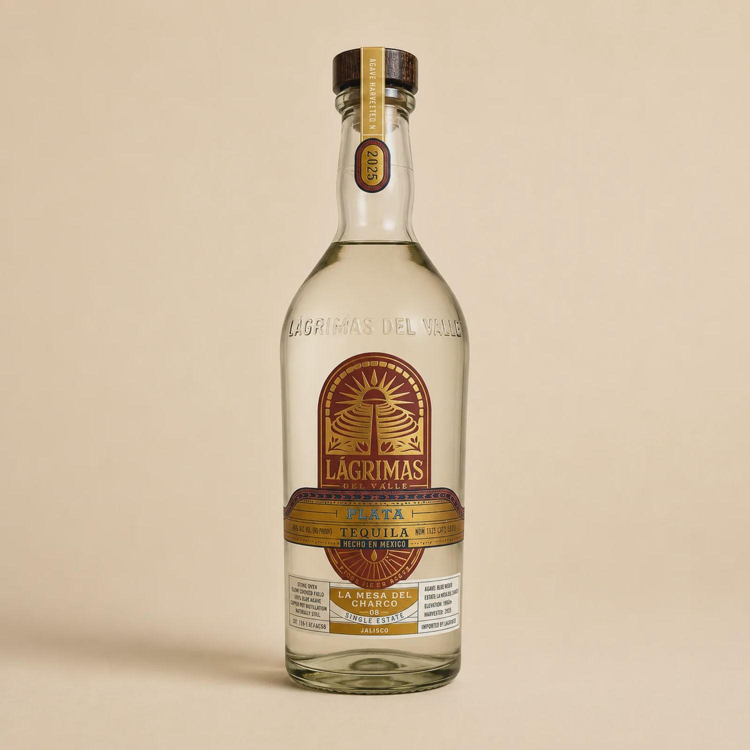 2025 Lagrimas La Mesa Del Charco Plata Tequila 750mL