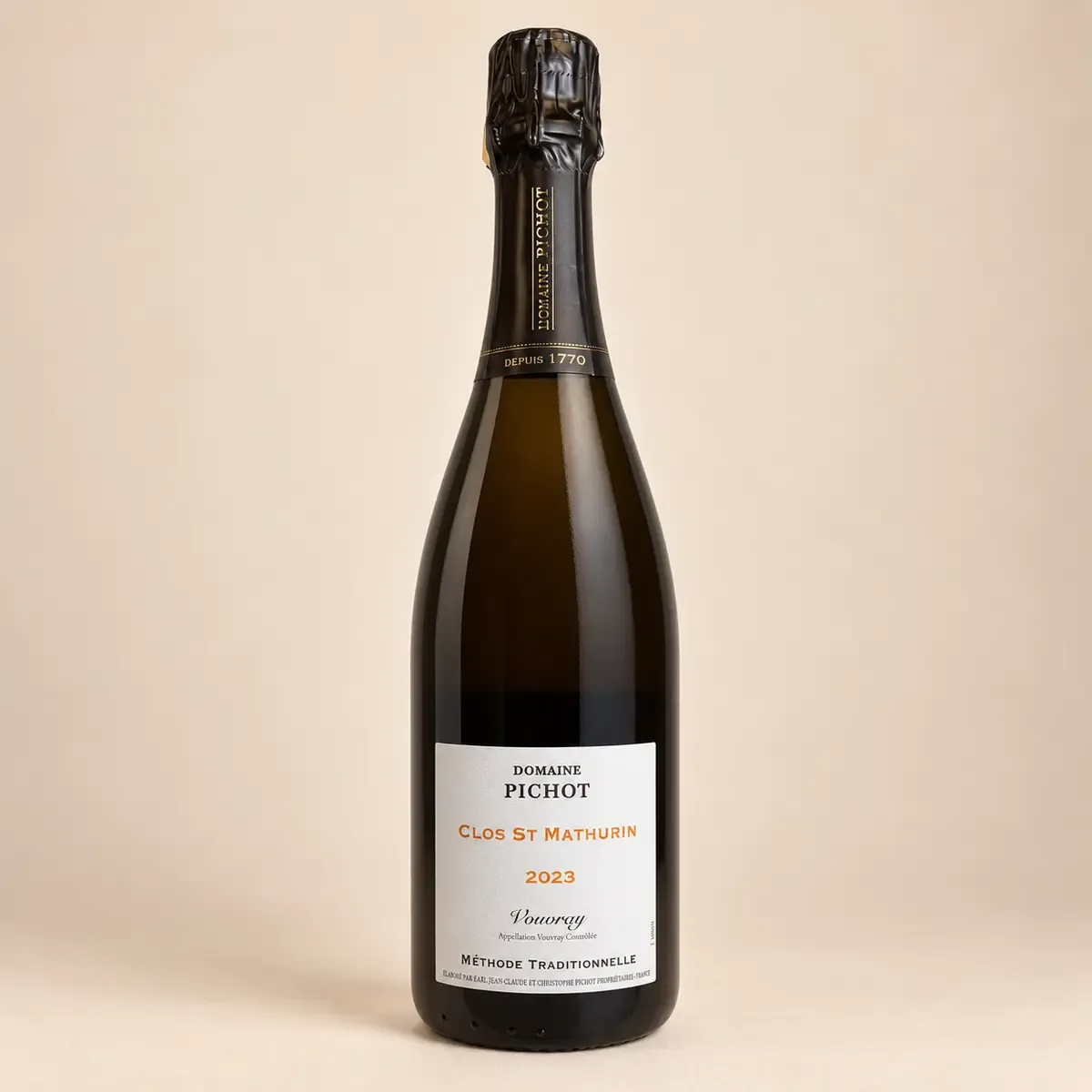 2023 Domaine Pichot Vouvray Methode Traditionnelle, Loire, France