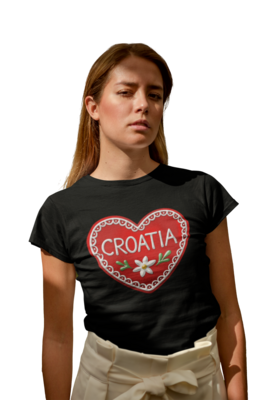 Licitarsko srce Croatia majica kratkih rukava