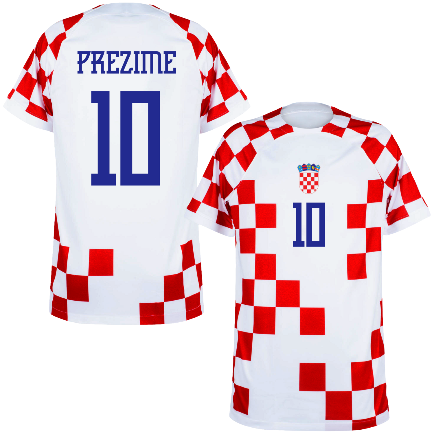 Hrvatski dres za djecu s imenom po želji - bijeli