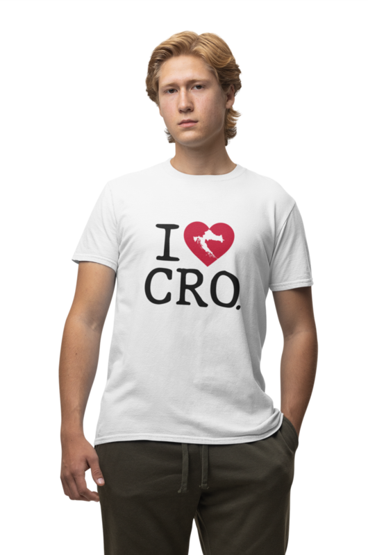 I &lt;3 Croatia muška majica kratkih rukava