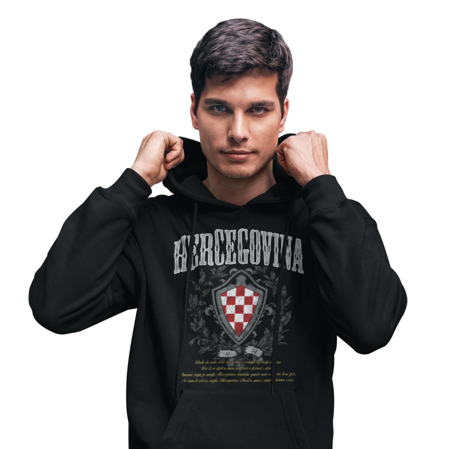 Hercegovina Dođi da vidiš Hoodie crna