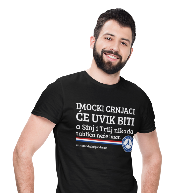 Imocki crnjaci će uvik biti - muška majica crna
