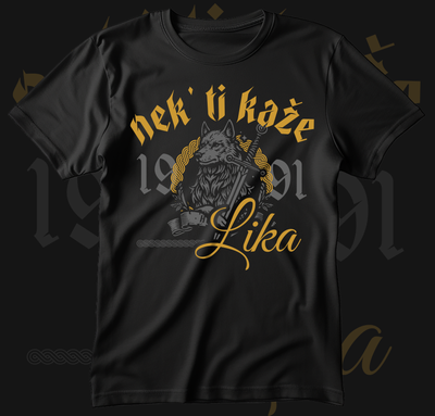 Nek&#39; ti kaže Lika majica