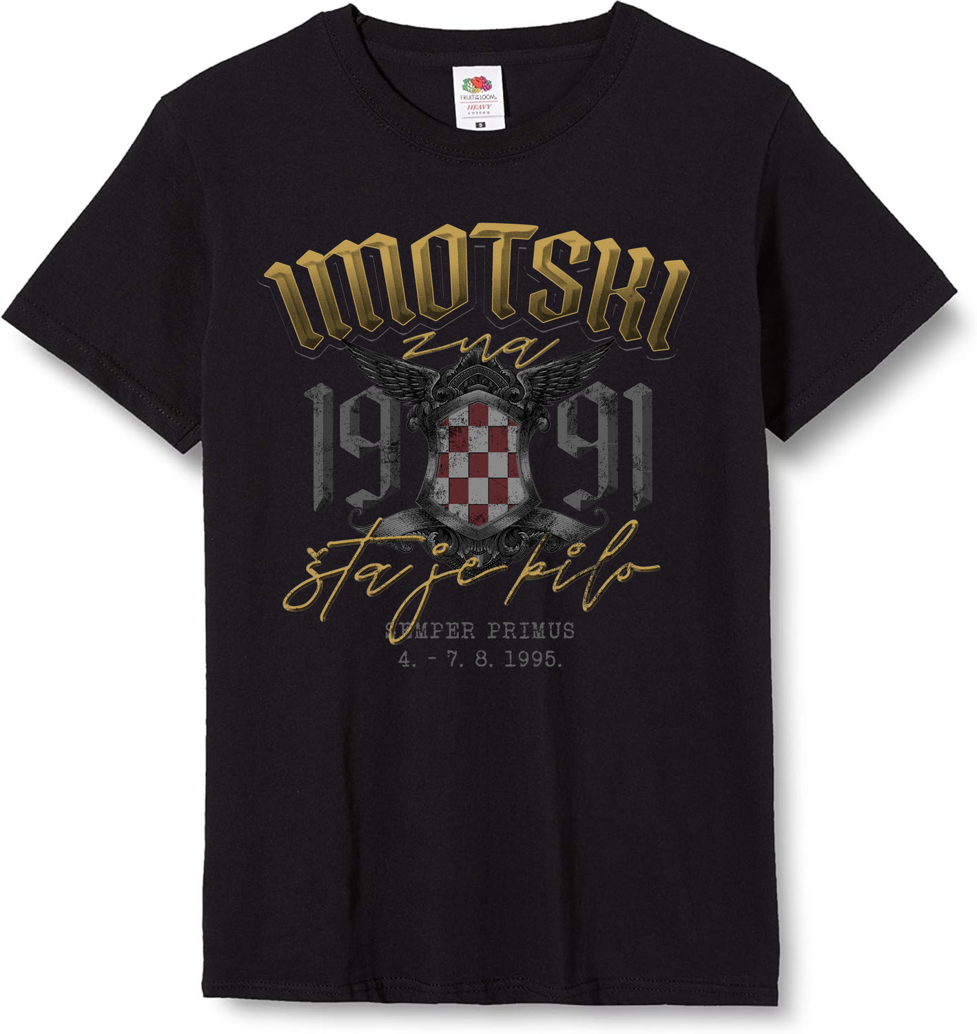 Ako ne znaš šta je bilo - Imotski zna - majica kratkih rukava