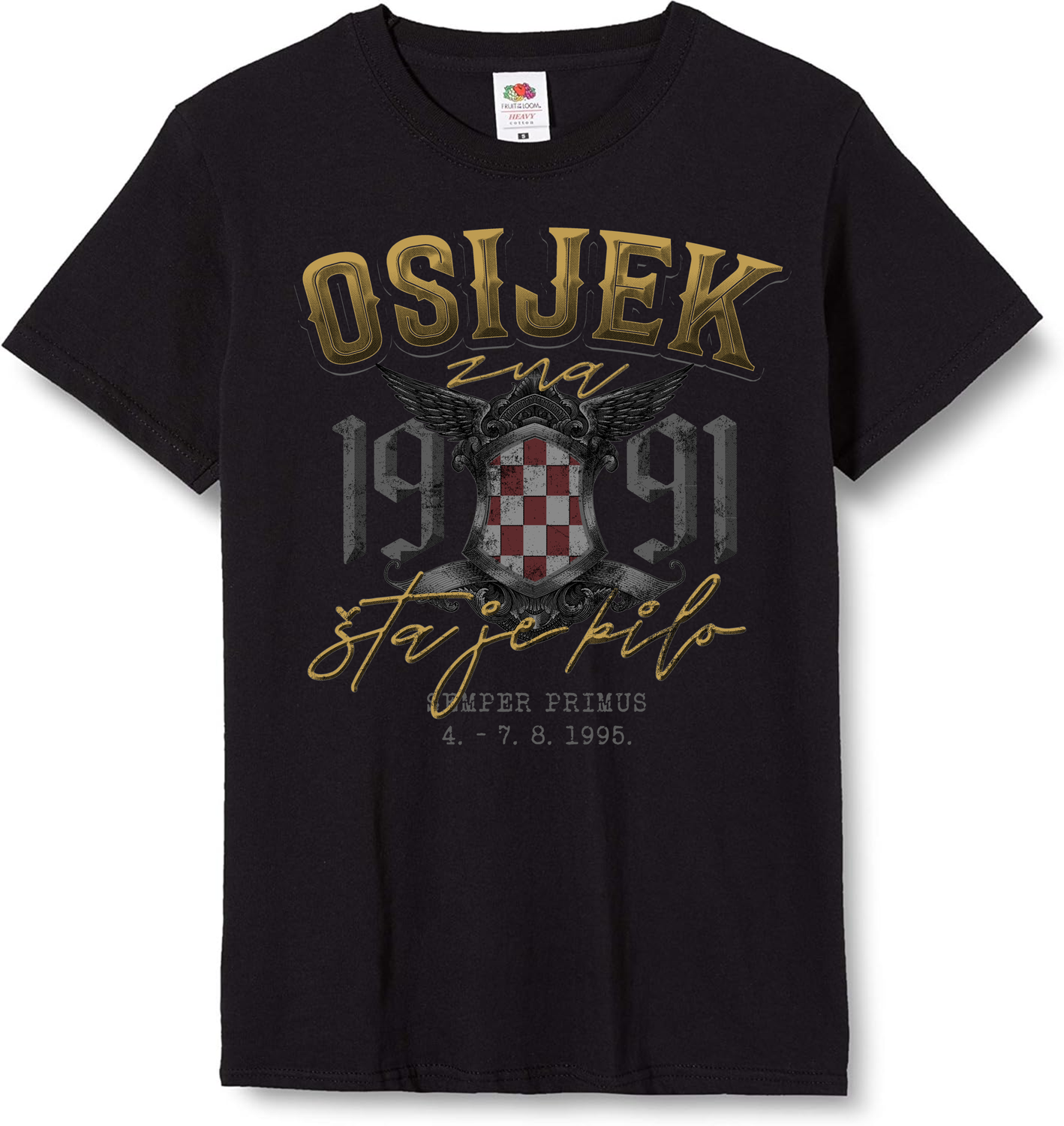 Ako ne znaš šta je bilo - Osijek zna - majica kratkih rukava