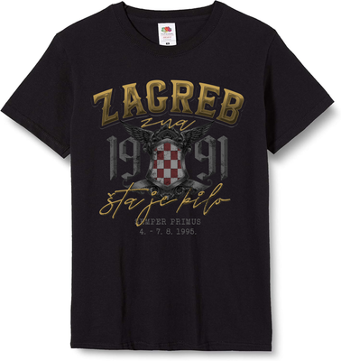 Ako ne znaš šta je bilo - Zagreb zna - majica kratkih rukava