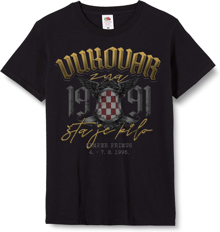 Ako ne znaš šta je bilo - Vukovar zna - majica kratkih rukava