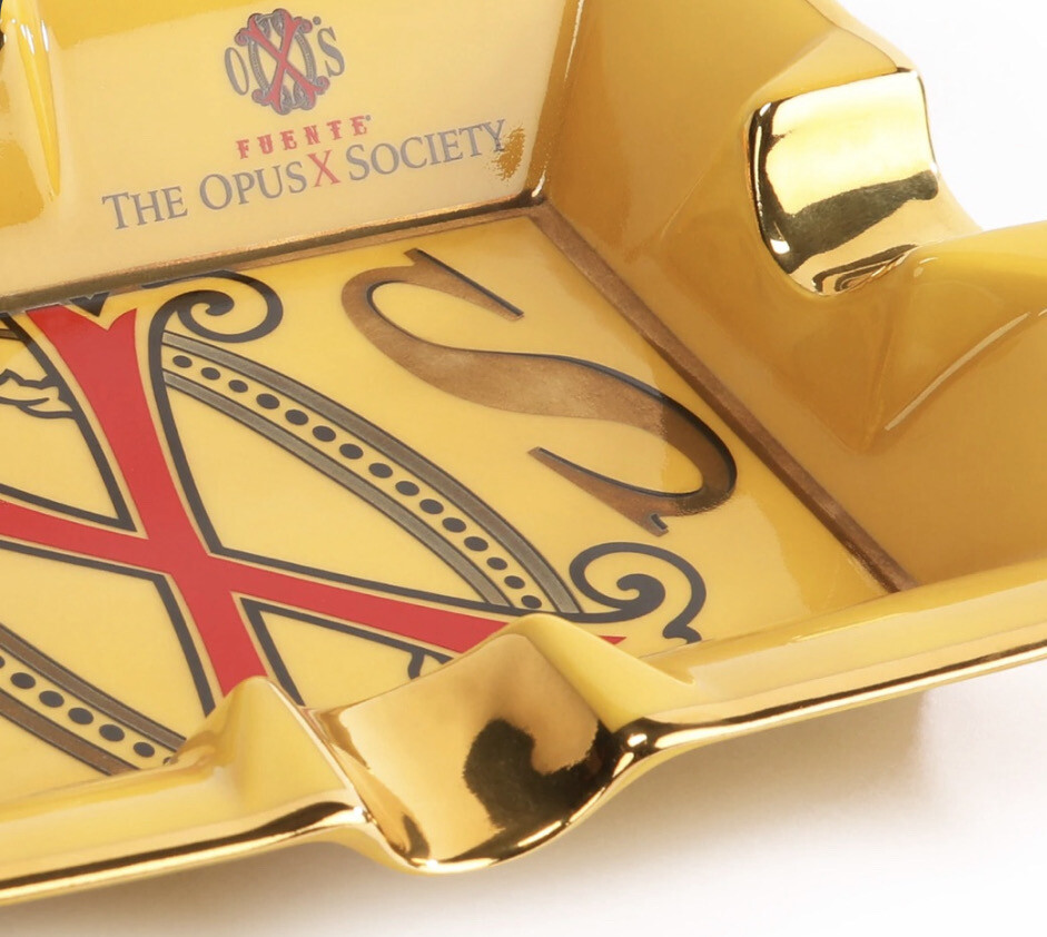 The Opus X Society - El Amarillo Porcelain Ashtray - Limited