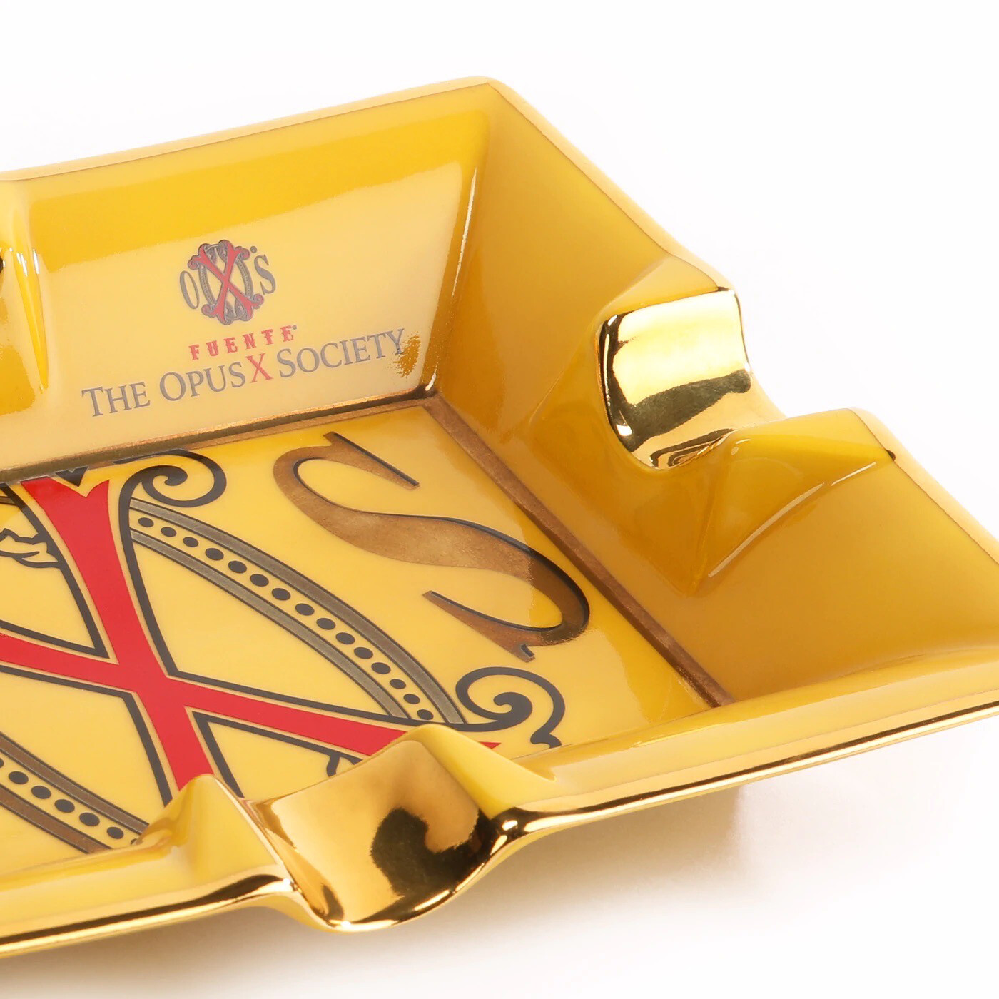 The Opus X Society - El Amarillo Porcelain Ashtray - Limited