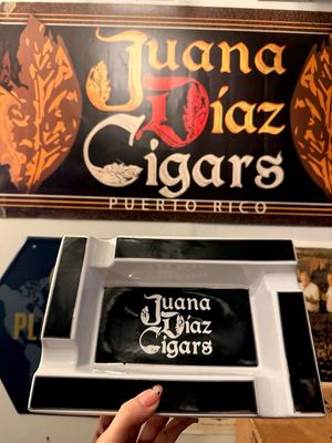 Juana Díaz Cigars Ceramic Ashtray