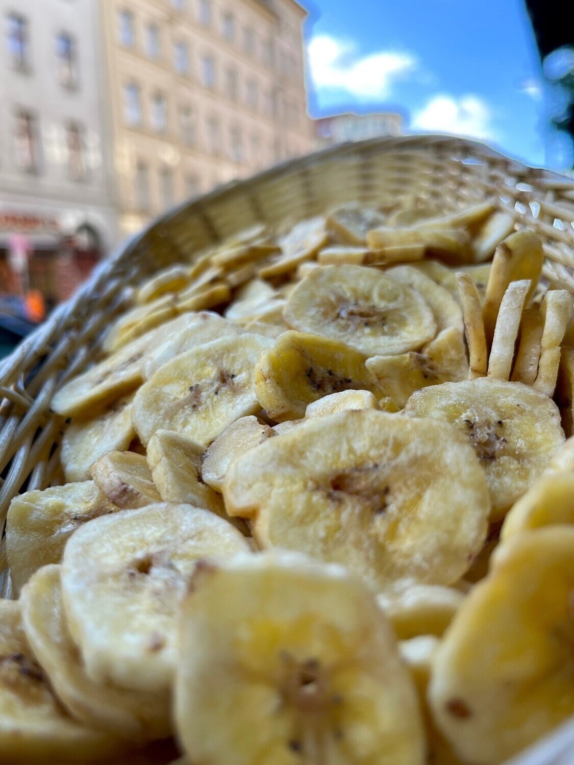 Getrocknete Bananen