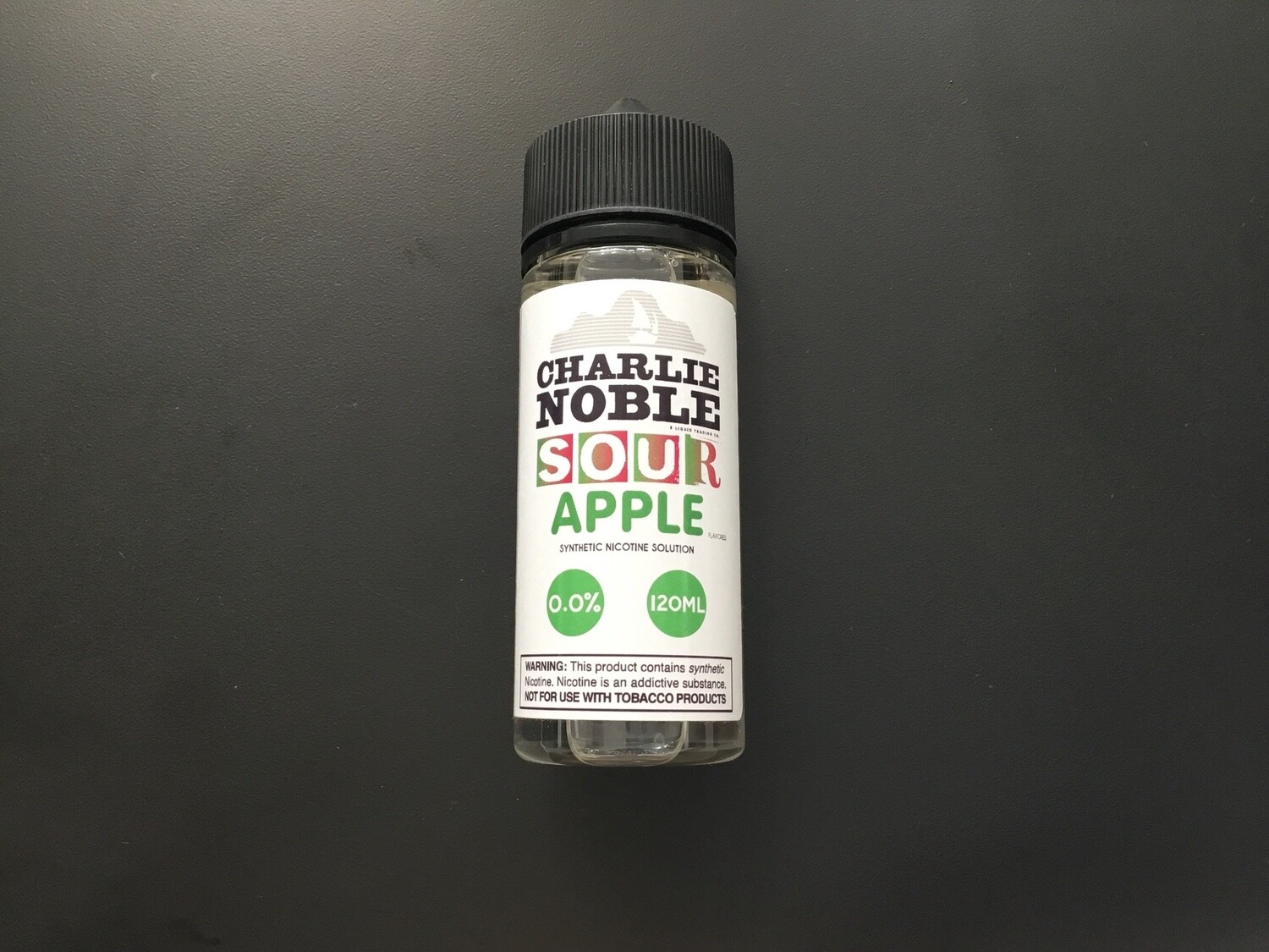 Charlie Noble - Sour Apple, Nicotine level: 0mg