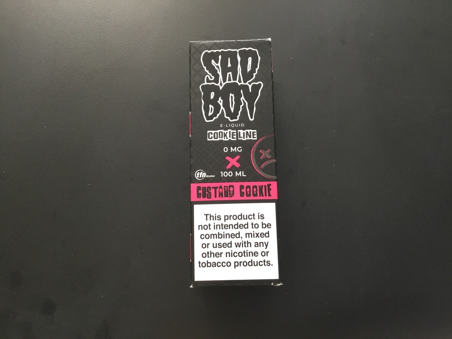 Sad Boy - Custard Cookie, Nicotine level: 0mg