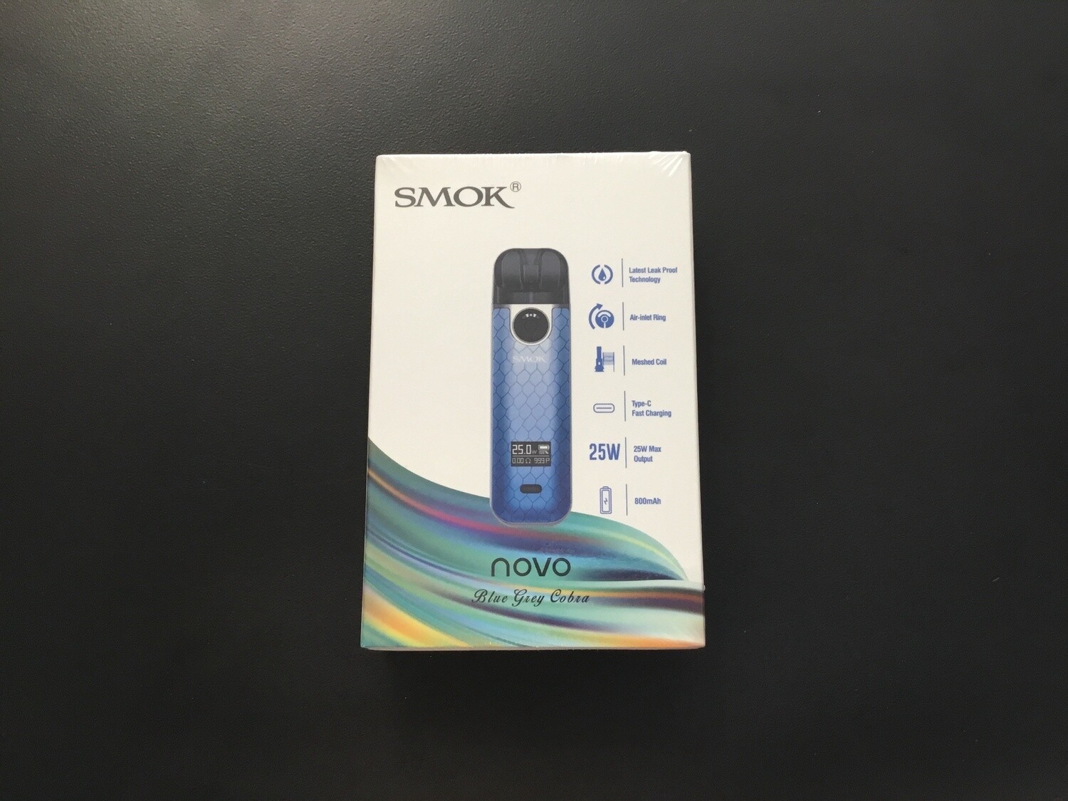 Smok - Novo 4, Color: Blue Grey Cobra