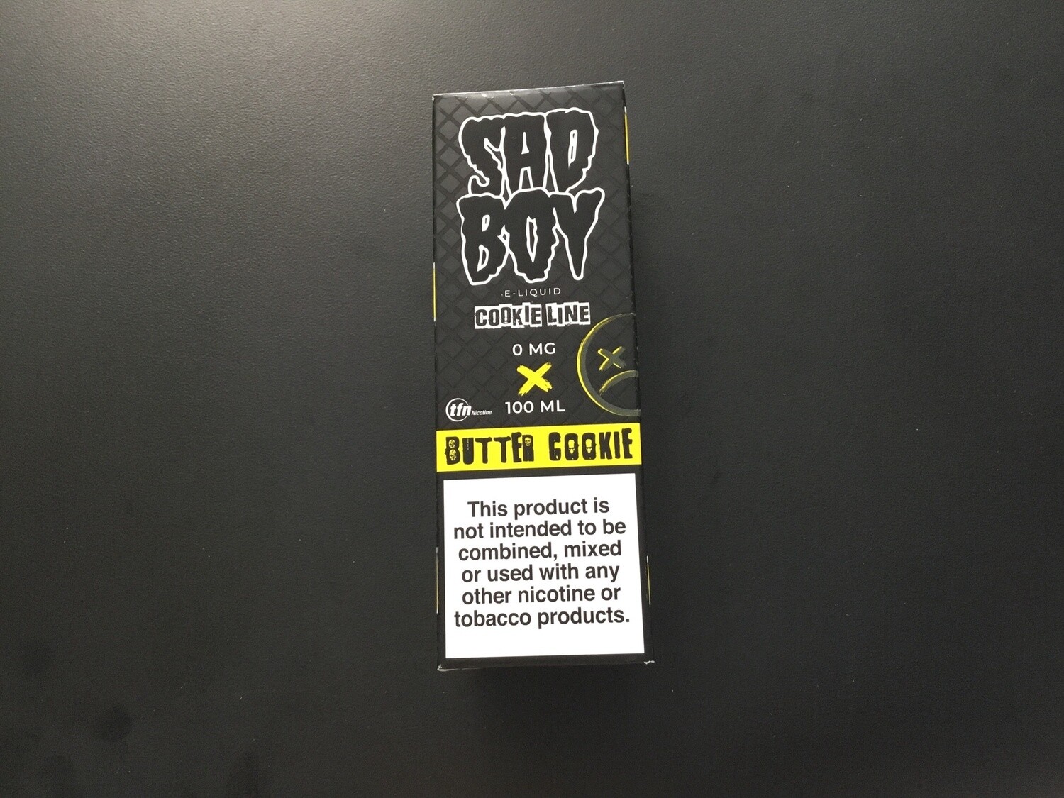 Sad Boy - Butter Cookie, Nicotine level: 0mg