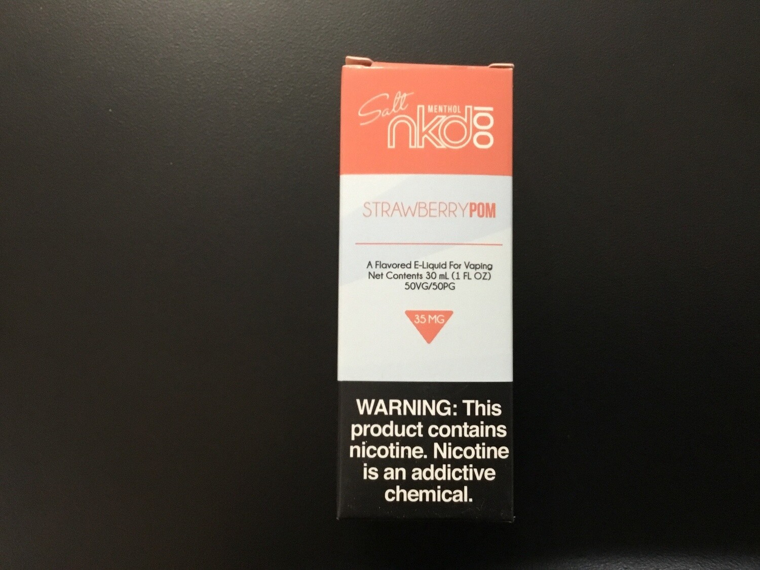 Naked 100 - Strawberry  POM Salt, Nicotine level: 35mg