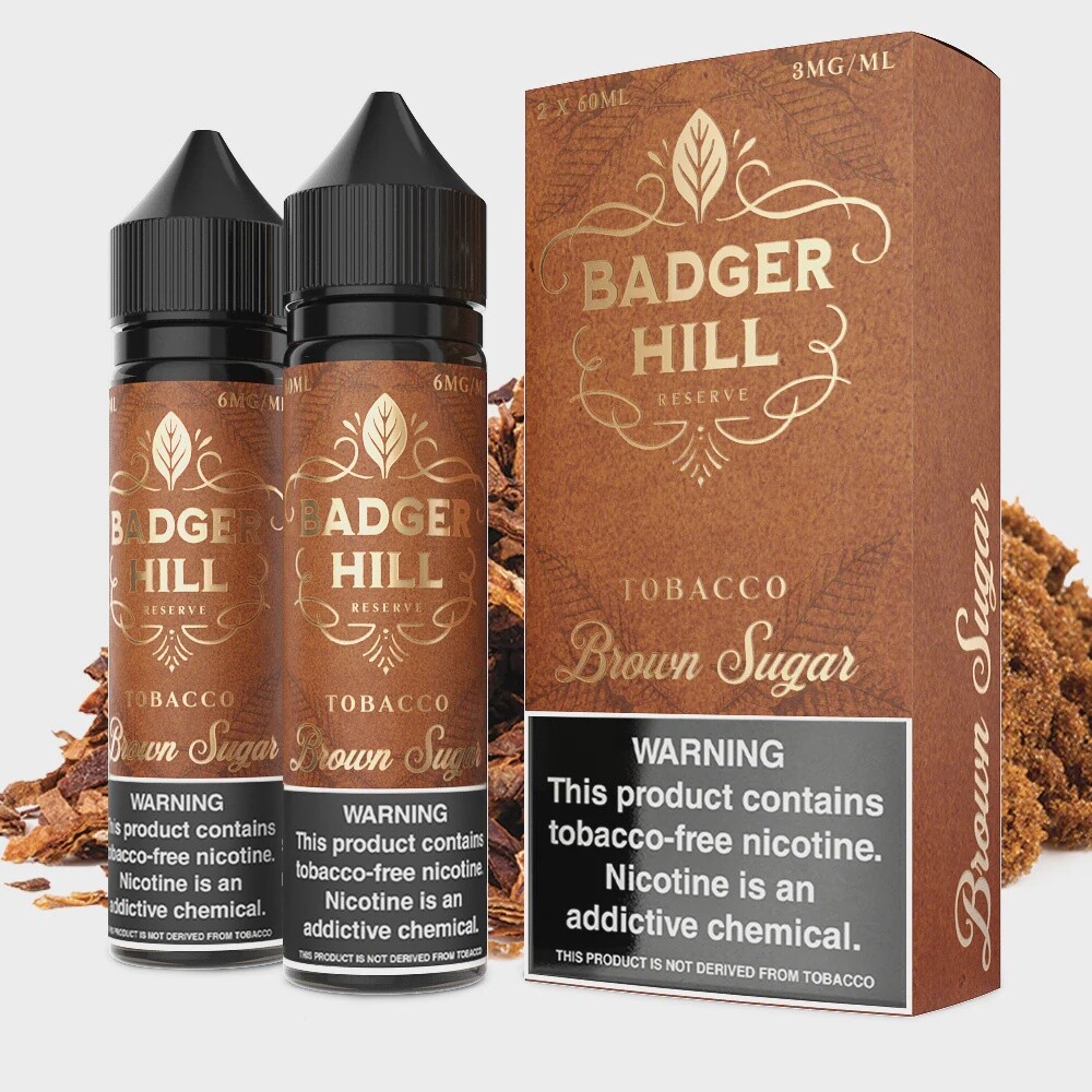 Badger Hill - Brown Sugar, Nicotine level: 0mg