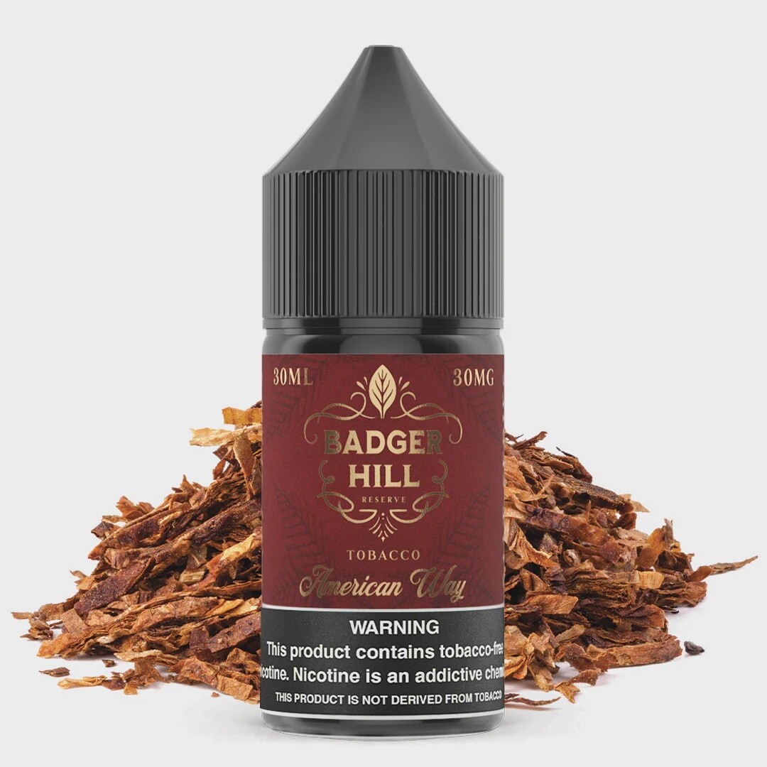 Badger Hill - American Way Salt, Nicotine level: 30mg