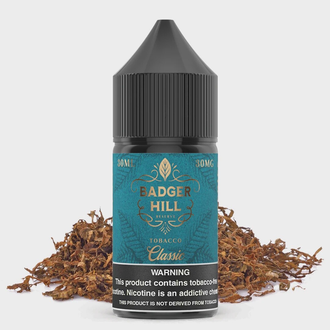 Badger Hill - Classic Tobacco Salt, Nicotine level: 30mg