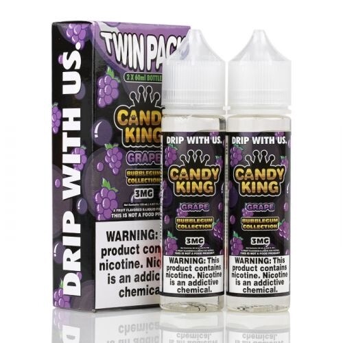 Candy King - Grape Bubblegum, Nicotine level: 0mg