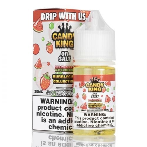 Candy King - Strawberry Watermelon Bubblegum Salt, Nicotine level: 35mg