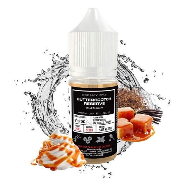 Glas - Butterscotch Reserve Salt, Nicotine level: 30mg