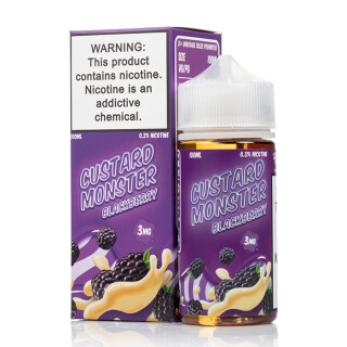 Custard Monster - Blackberry Custard, Nicotine level: 0mg