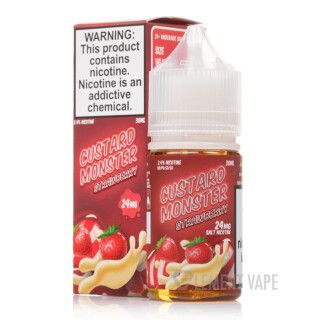 Custard Monster - Strawberry Custard Salt, Nicotine level: 24mg