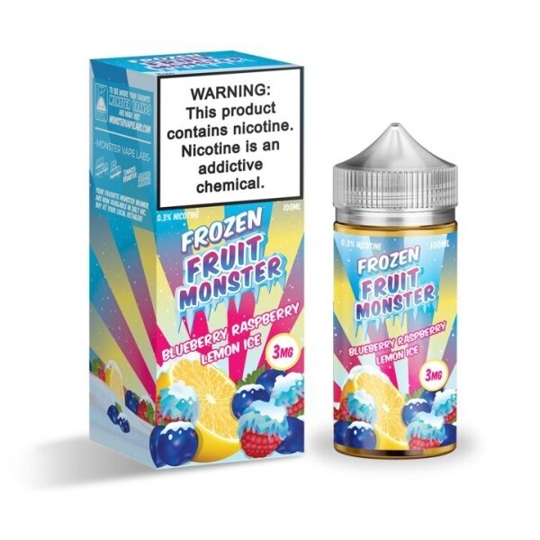 Frozen Fruit Monster - Blueberry Raspberry Lemon Ice, Nicotine level: 0mg