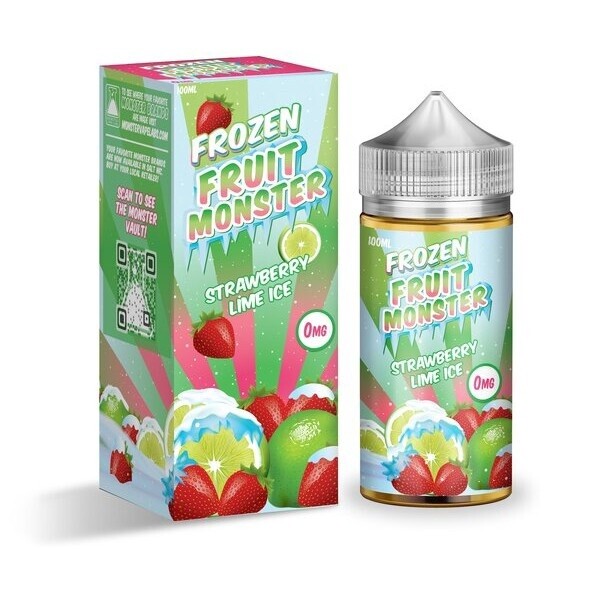 Frozen Fruit Monster - Strawberry Lime Ice, Nicotine level: 0mg